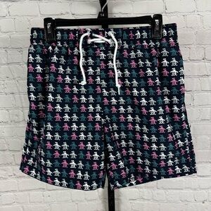 Original Penguin Multicolored Swim Trunks Size Medium
